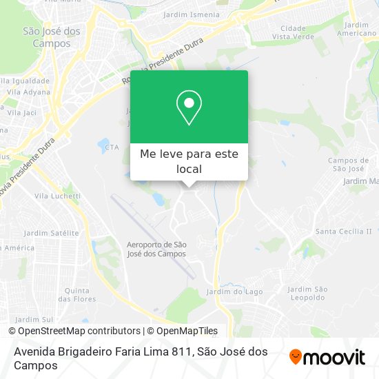 Avenida Brigadeiro Faria Lima 811 mapa