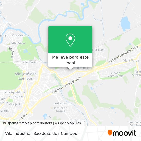 Vila Industrial mapa