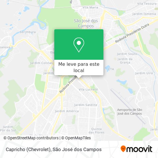 Capricho (Chevrolet) mapa