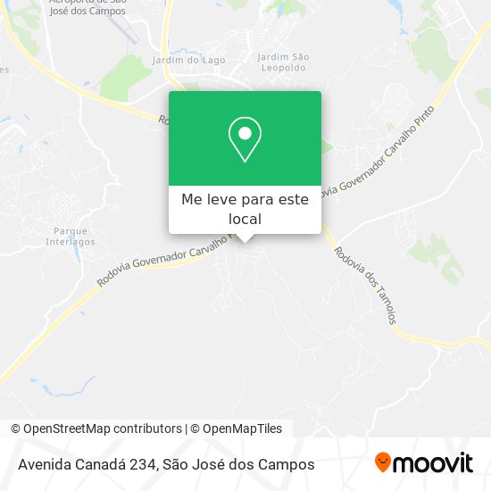 Avenida Canadá 234 mapa