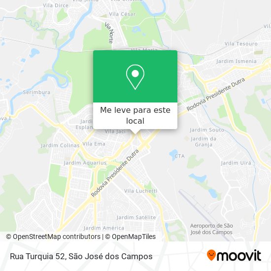 Rua Turquia 52 mapa
