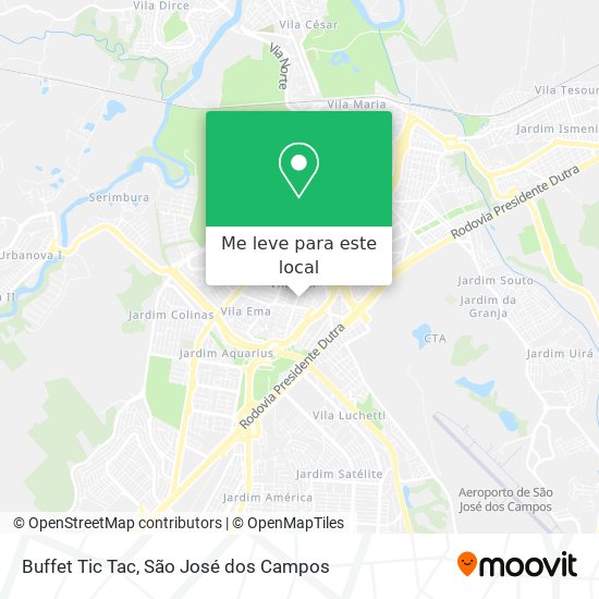 Buffet Tic Tac mapa