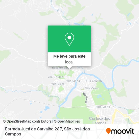 Estrada Jucá de Carvalho 287 mapa