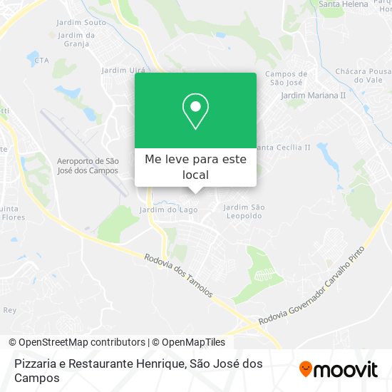 Pizzaria e Restaurante Henrique mapa