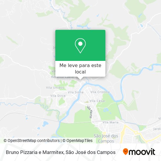 Bruno Pizzaria e Marmitex mapa