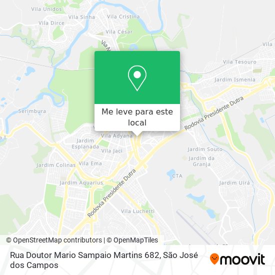 Rua Doutor Mario Sampaio Martins 682 mapa
