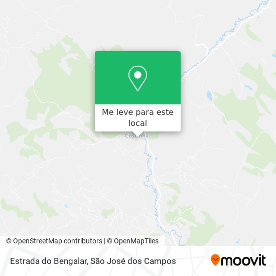 Estrada do Bengalar mapa