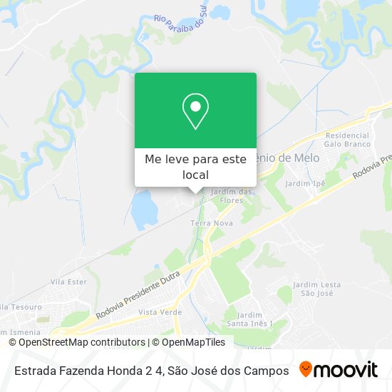 Estrada Fazenda Honda 2 4 mapa