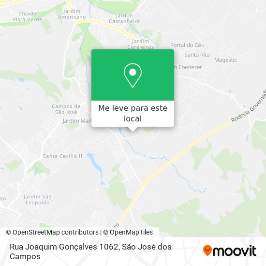 Rua Joaquim Gonçalves 1062 mapa