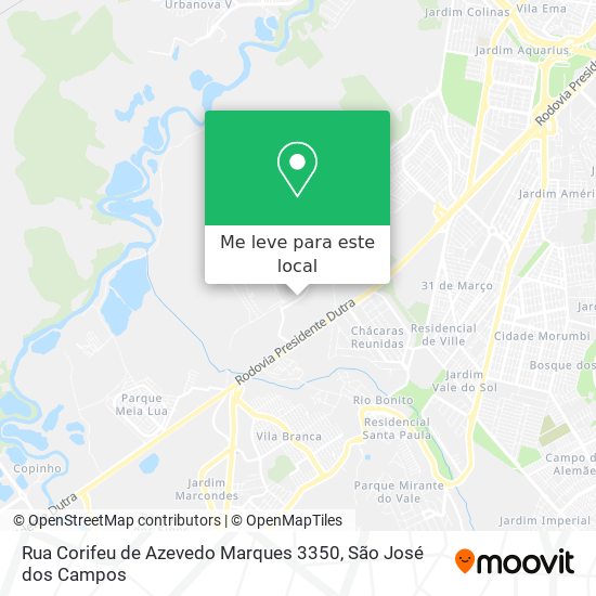 Rua Corifeu de Azevedo Marques 3350 mapa