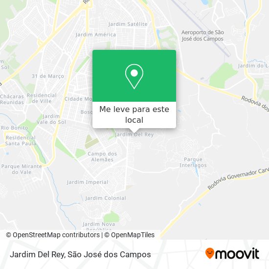 Jardim Del Rey mapa