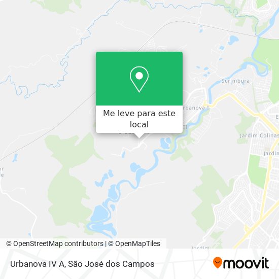Urbanova IV A mapa