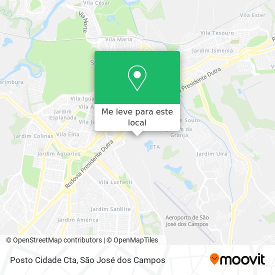 Posto Cidade Cta mapa