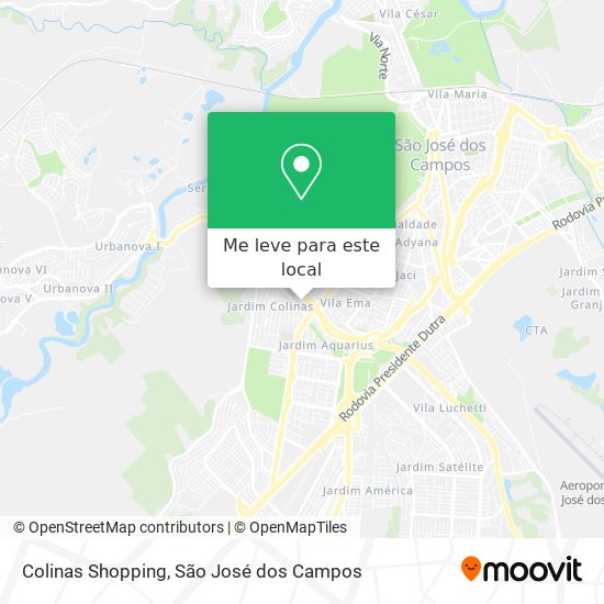 Colinas Shopping mapa
