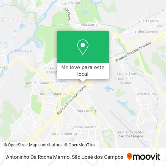 Antoninho Da Rocha Marmo mapa