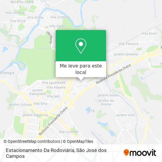 Estacionamento Da Rodoviária mapa
