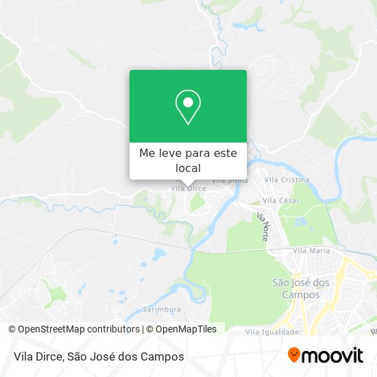 Vila Dirce mapa