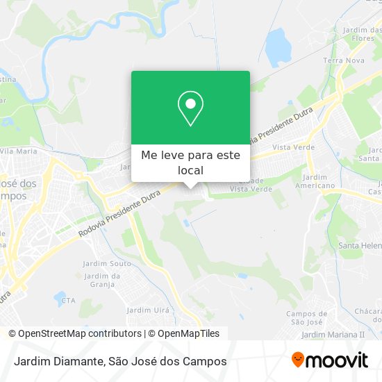 Jardim Diamante mapa