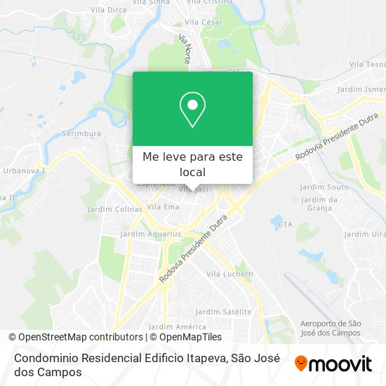 Condominio Residencial Edificio Itapeva mapa
