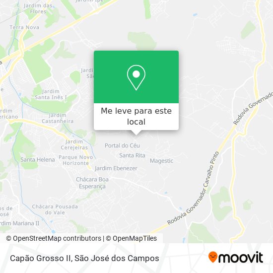 Capão Grosso II mapa