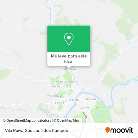 Vila Paiva mapa
