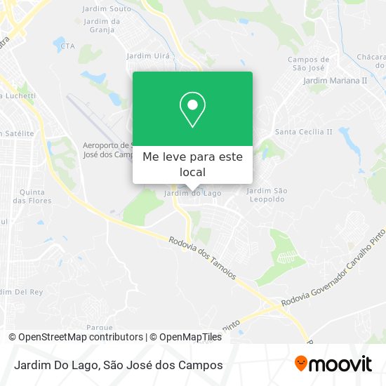 Jardim Do Lago mapa