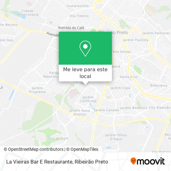 La Vieiras Bar E Restaurante mapa