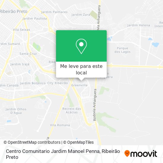 Centro Comunitario Jardim Manoel Penna mapa