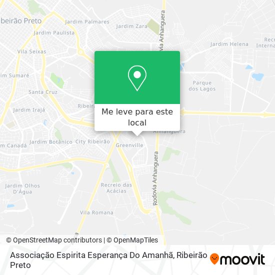 Associação Espirita Esperança Do Amanhã mapa