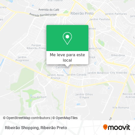 Ribeirão Shopping mapa