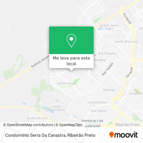Condomínio Serra Da Canastra mapa