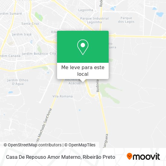Casa De Repouso Amor Materno mapa
