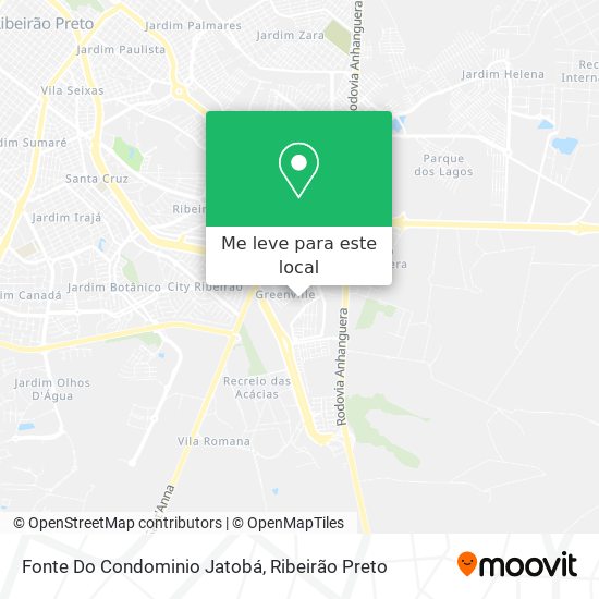 Fonte Do Condominio Jatobá mapa