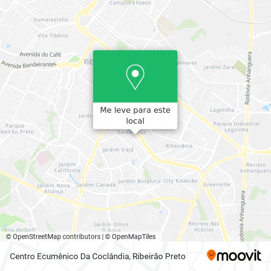 Centro Ecumênico Da Coclândia mapa