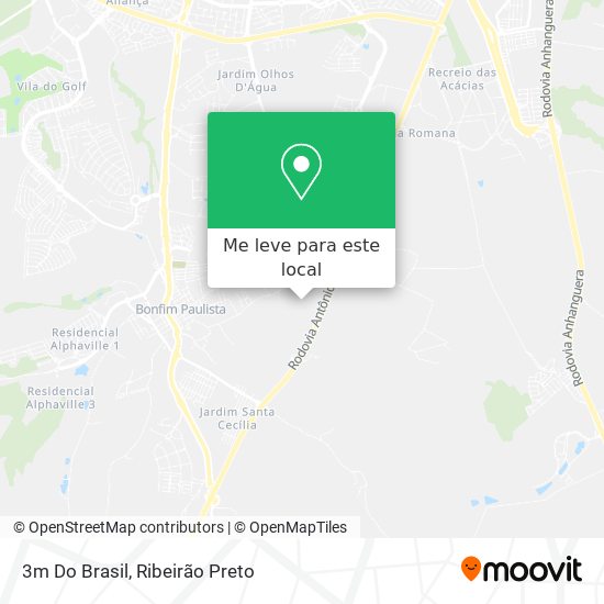 3m Do Brasil mapa