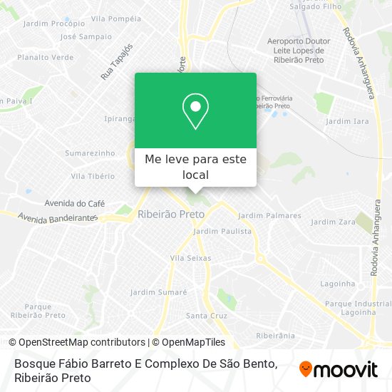 Bosque Fábio Barreto E Complexo De São Bento mapa