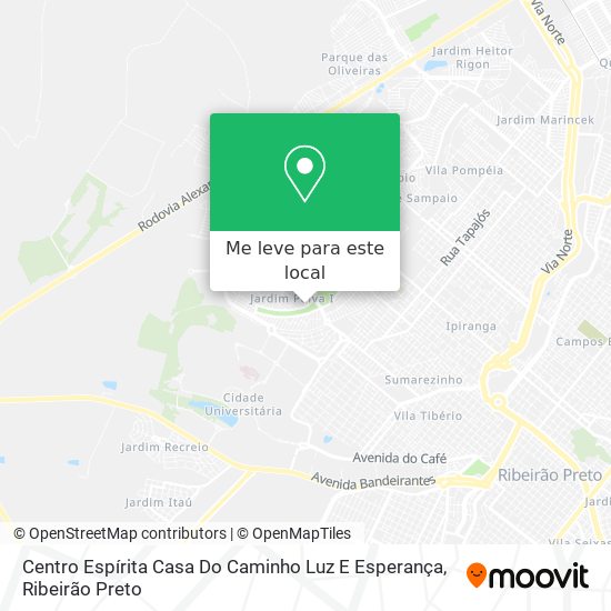 Centro Espírita Casa Do Caminho Luz E Esperança mapa