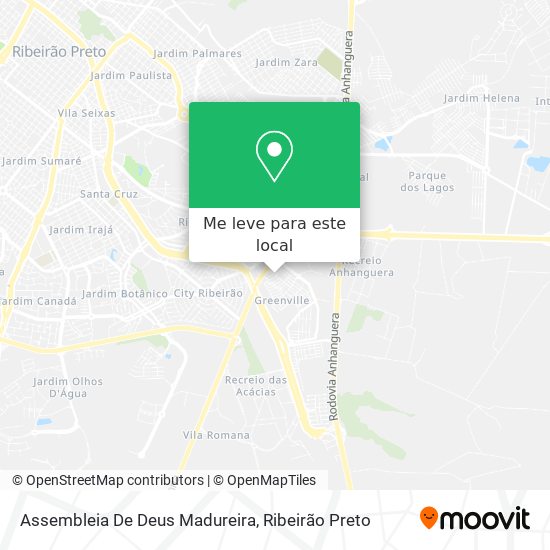 Assembleia De Deus Madureira mapa