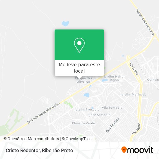 Cristo Redentor mapa