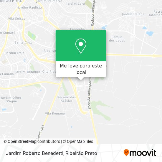 Jardim Roberto Benedetti mapa