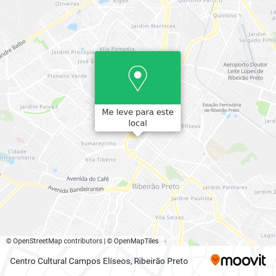 Centro Cultural Campos Elíseos mapa