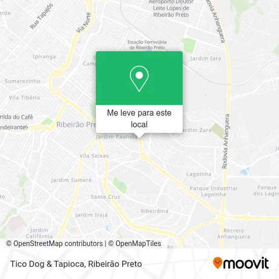 Tico Dog & Tapioca mapa
