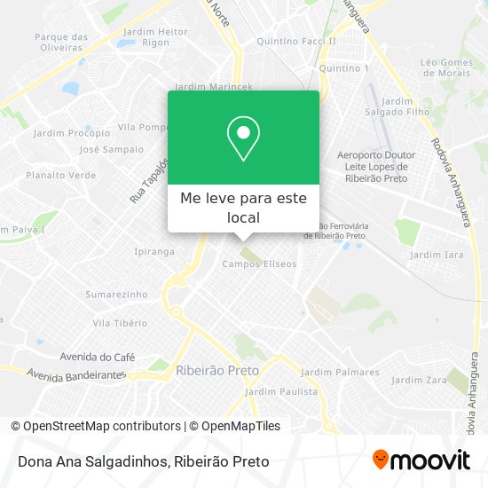 Dona Ana Salgadinhos mapa