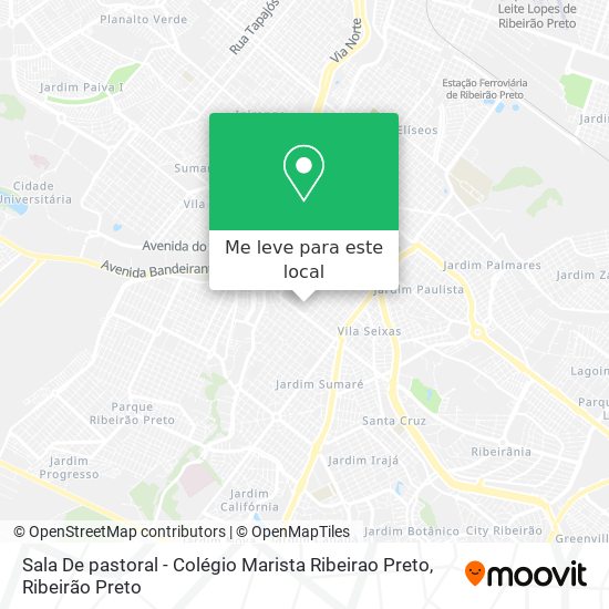 Sala De pastoral - Colégio Marista Ribeirao Preto mapa
