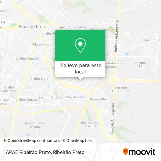 APAE Ribeirão Preto mapa
