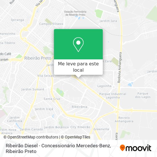 Ribeirão Diesel - Concessionário Mercedes-Benz mapa