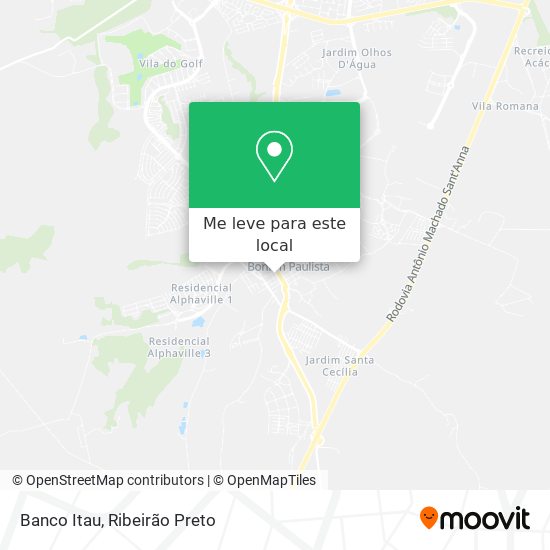 Banco Itau mapa