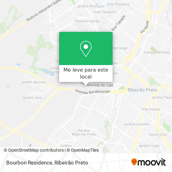 Bourbon Residence mapa