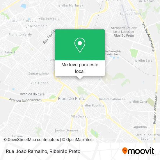 Rua Joao Ramalho mapa