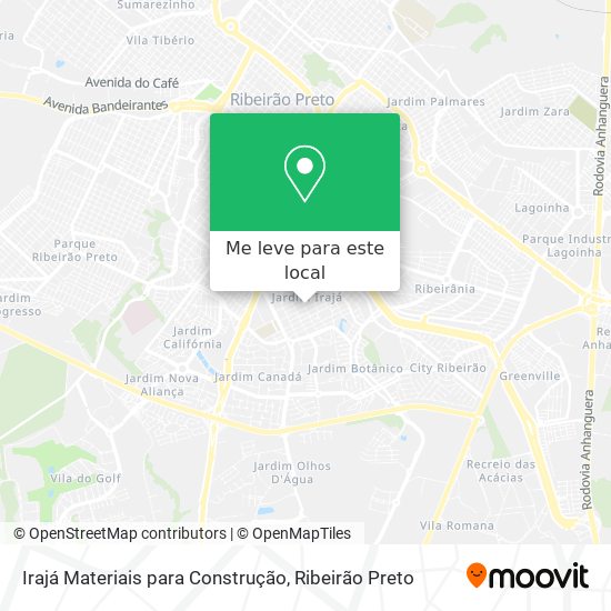 Irajá Materiais para Construção mapa